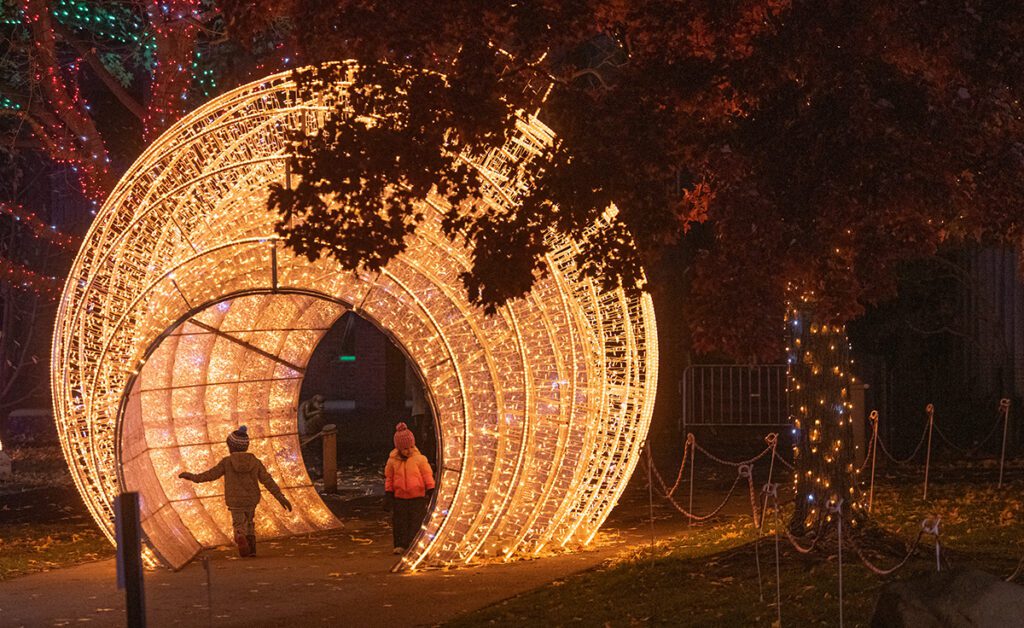 Walk Through Christmas Lights Near Mt. Airy Winter City Lights