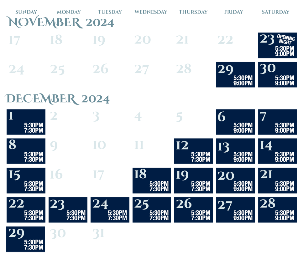 winter city calendar 24