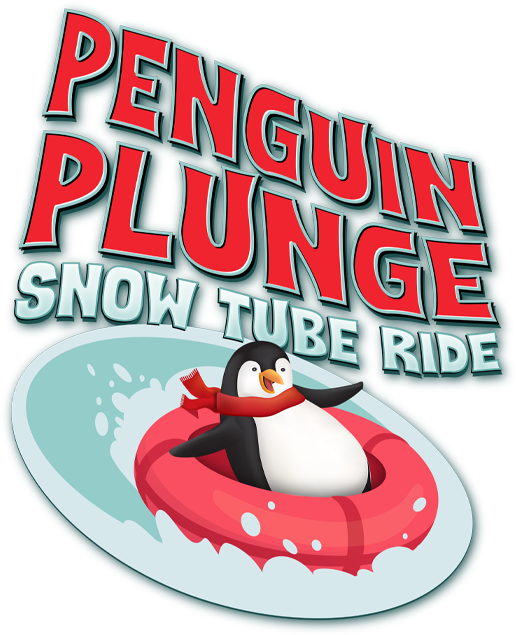 penguon plunge snow tube ride
